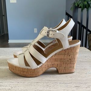Coach Semi Mate Calf Chalk Wedges